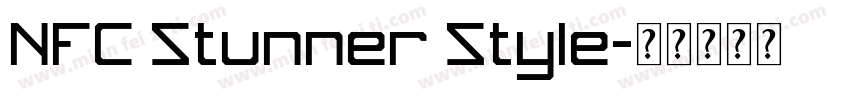 NFC Stunner Style字体转换